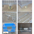 Galvanized steel warehouse storage cage